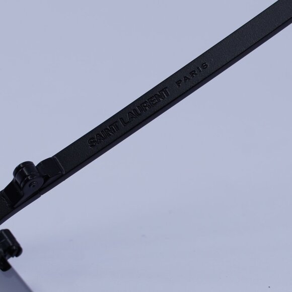 Saint Laurent SL280 002 Sunglasses Black Aviator Frame, Silver Mirror Lenses - Picture 8 of 10